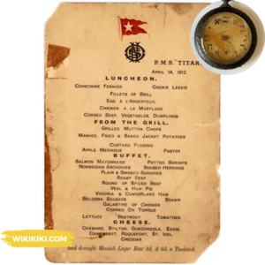 Titanic's First Class Menu Sells for £84000 at UK Auction